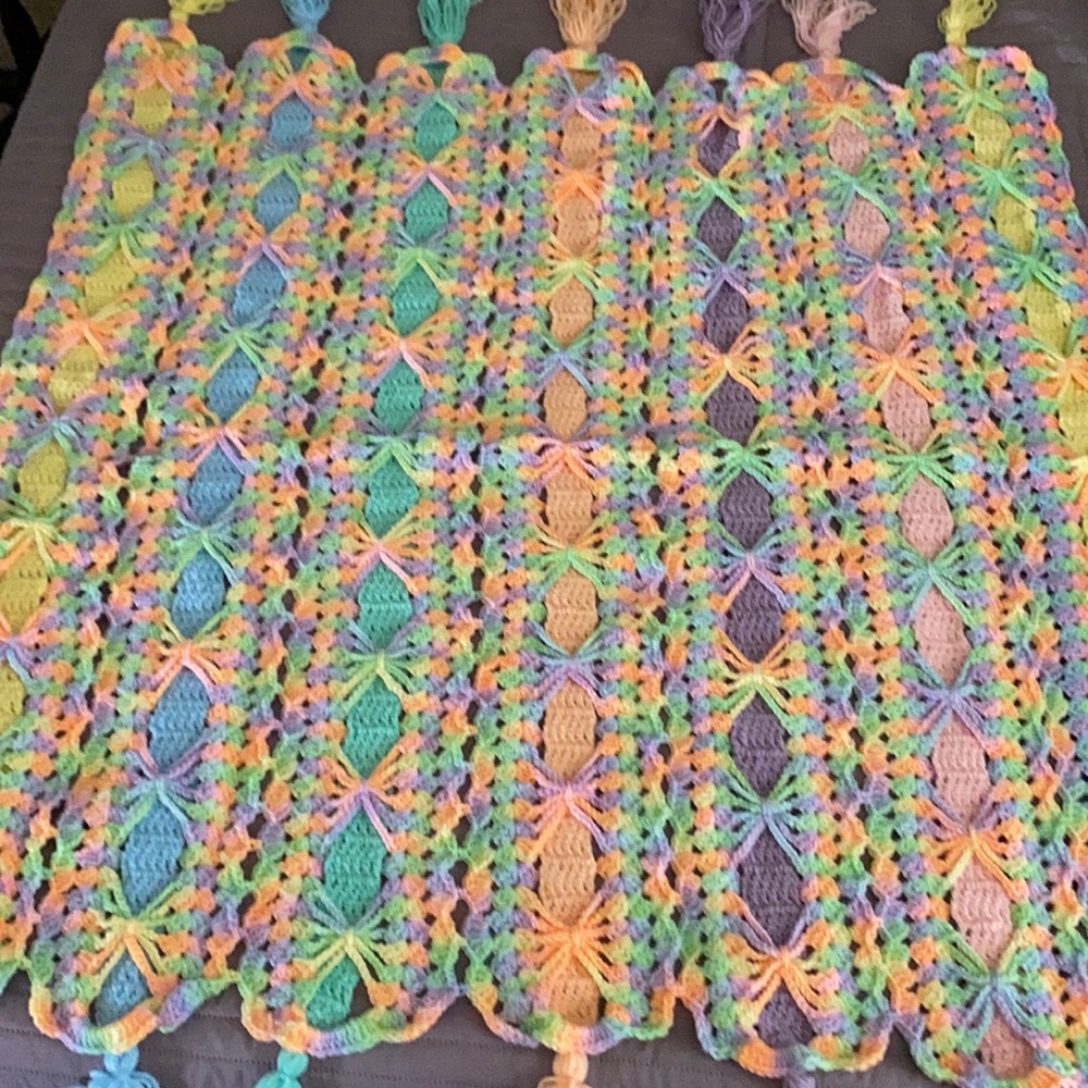Crocheted Small Blanket